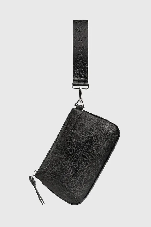 justineleconte1 Rings JL clutch bag leather Caviar black justineleconte1 Rings JL clutch bag leather Caviar black