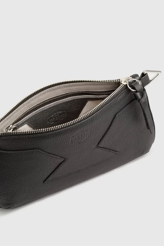 justineleconte1 Rings JL clutch bag leather Caviar black justineleconte1 Rings JL clutch bag leather Caviar black