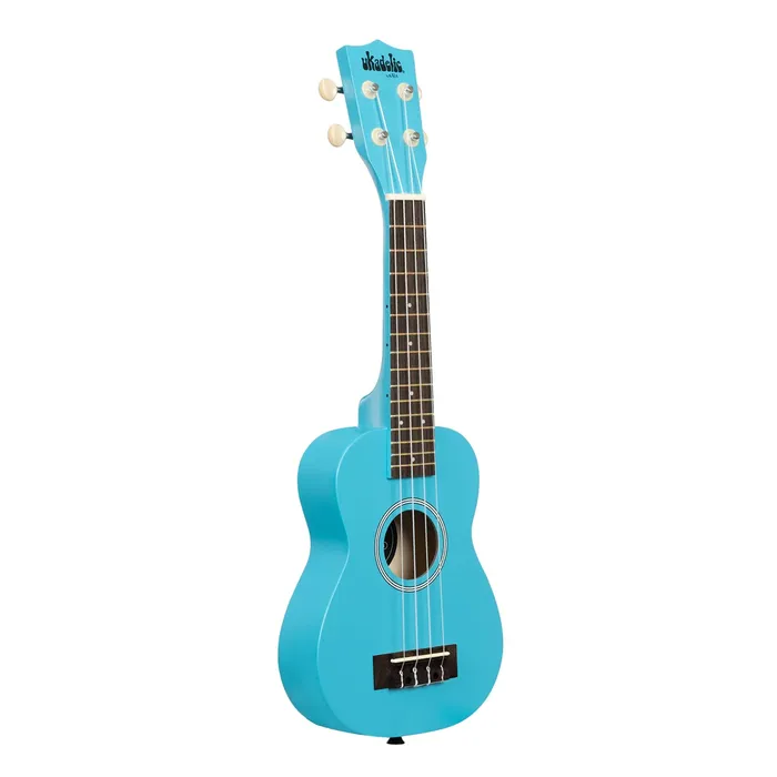 KALABRAND Kala Blue Yonder Ukadelic Soprano Ukulele with Bag Rings