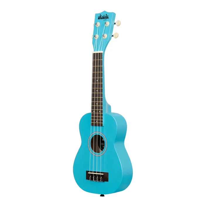 KALABRAND Kala Blue Yonder Ukadelic Soprano Ukulele with Bag Rings