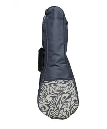 KALABRAND Tribal Black White Concert Ukulele Gig Bag Rings