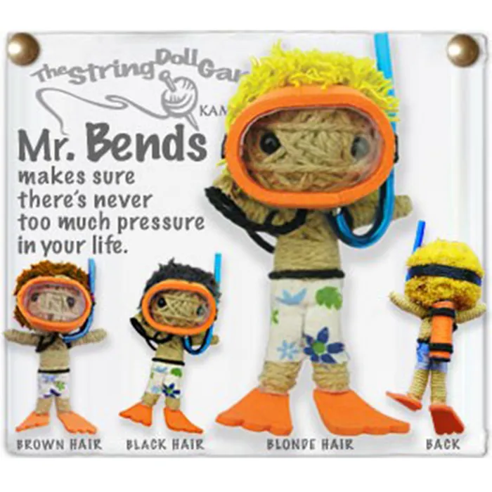 KAMIBASHICORP Earrings Kamibashi Mr Bends String Doll