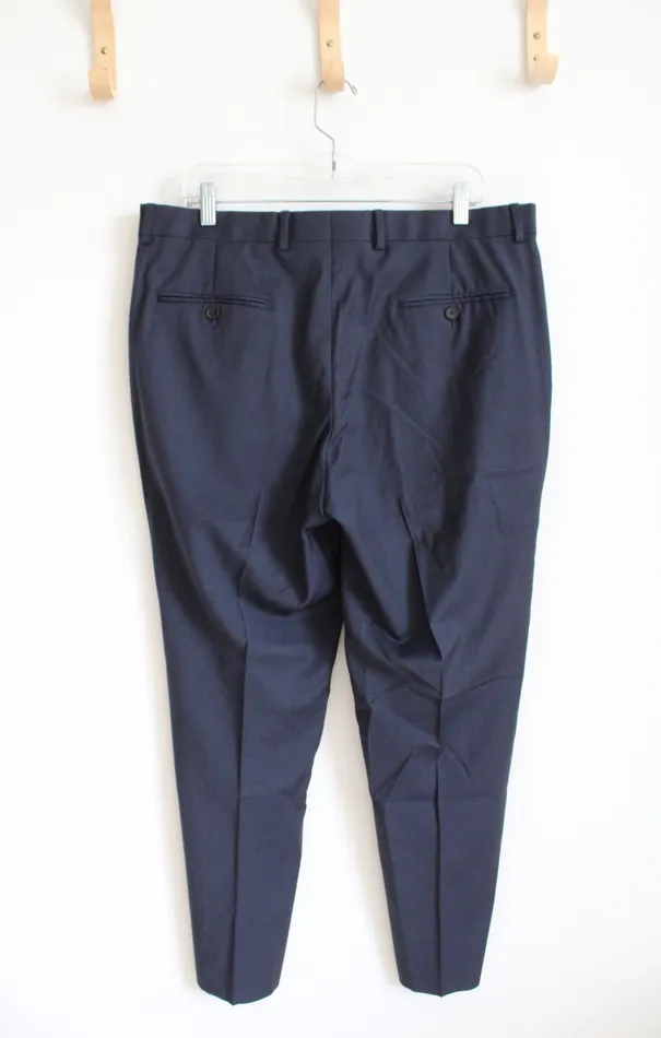 Kenneth Cole Navy Wool Blend Dress Pants 36 Kenneth Cole Earrings