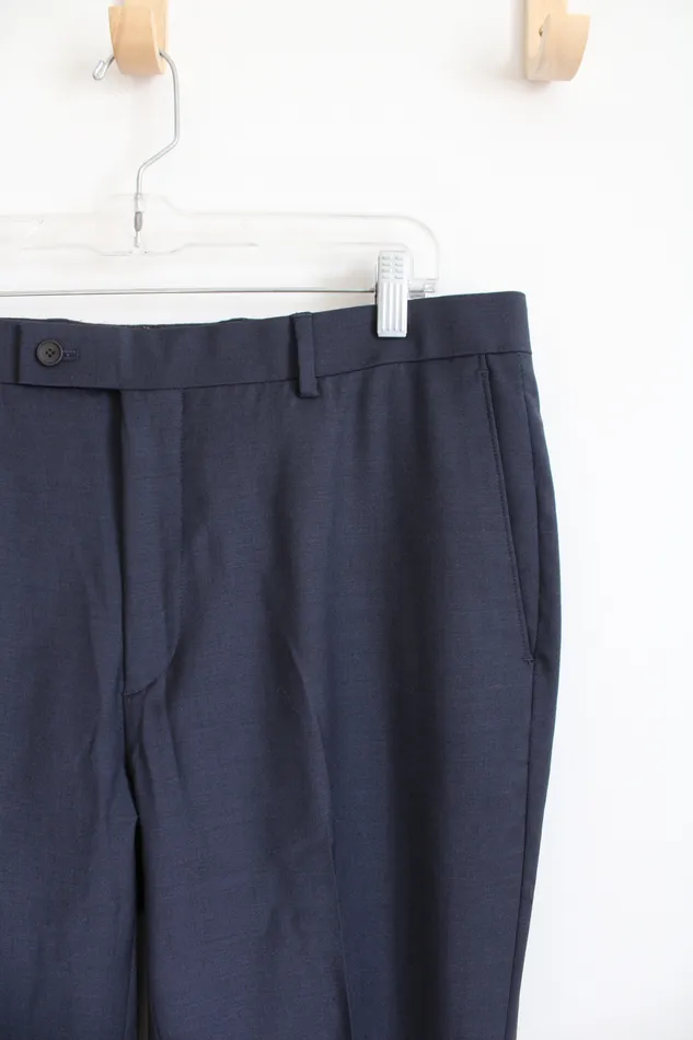 Kenneth Cole Navy Wool Blend Dress Pants 36 Kenneth Cole Earrings