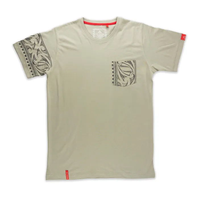 Kia Kaha Raumati Mens TShirt PACIFICCOLLECTI Rings