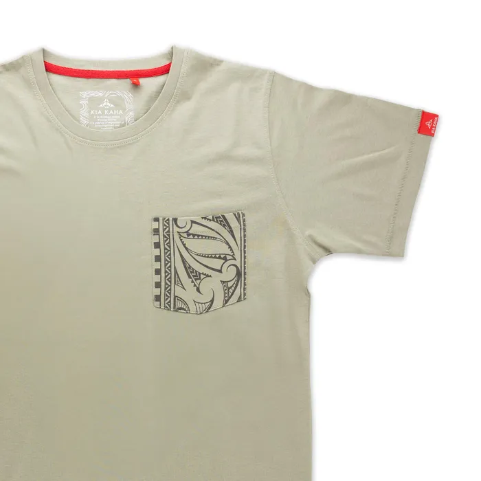 Kia Kaha Raumati Mens TShirt PACIFICCOLLECTI Rings