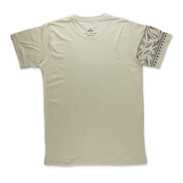 Kia Kaha Raumati Mens TShirt PACIFICCOLLECTI Rings