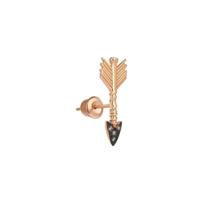 Kismet by Milka Earrings Midi Arrow Stud