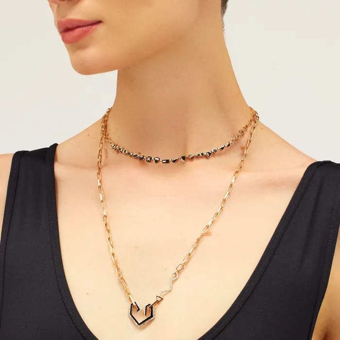 Kismet By Milka Zenobia Choker Earrings