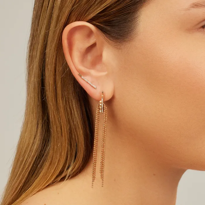 Kismet by Milka2 Earrings York Dangling Chain Earring