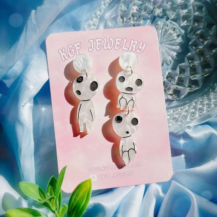 Kodama Acrylic Earrings KGF Jewelry Earrings