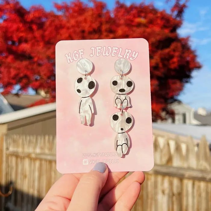 Kodama Acrylic Earrings KGF Jewelry Earrings Kodama Acrylic Earrings KGF Jewelry Earrings