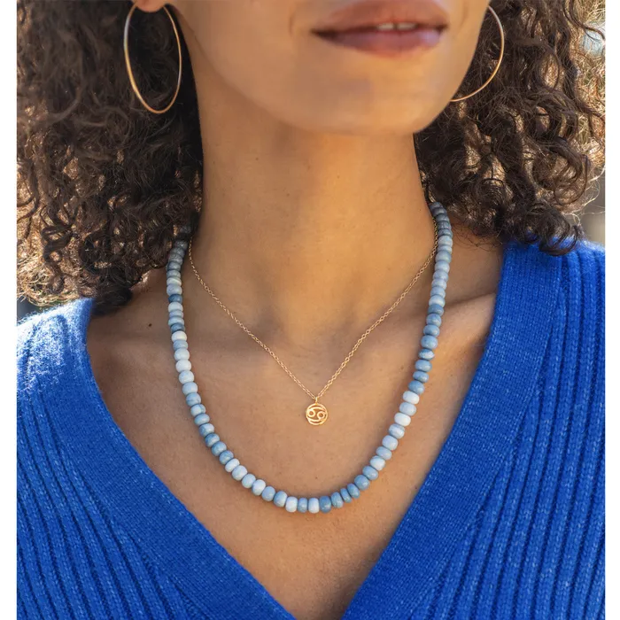 kris nations Necklaces Zodiac Outline Charm Necklace