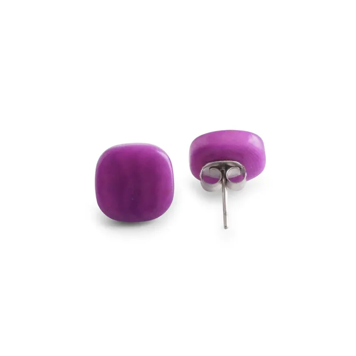 La Tagueria Earrings Dulce Stud Tagua Earrings