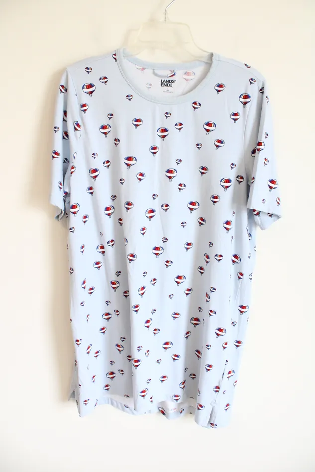 Lands End Necklaces Lands End Light Blue Hot Air Balloon TShirt Dress L 1416 Lands End Necklaces Lands End Light Blue Hot Air Balloon TShirt Dress L 1416