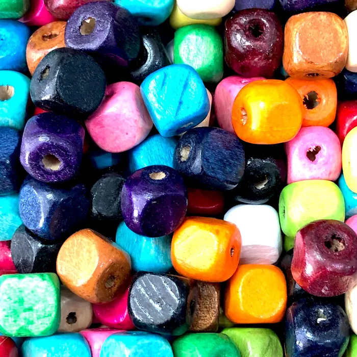 Large Hole Wooden Cube Beads 12x12mm 10 Pieces in a pack Peppy Beads Earrings Large Hole Wooden Cube Beads 12x12mm 10 Pieces in a pack Peppy Beads Earrings