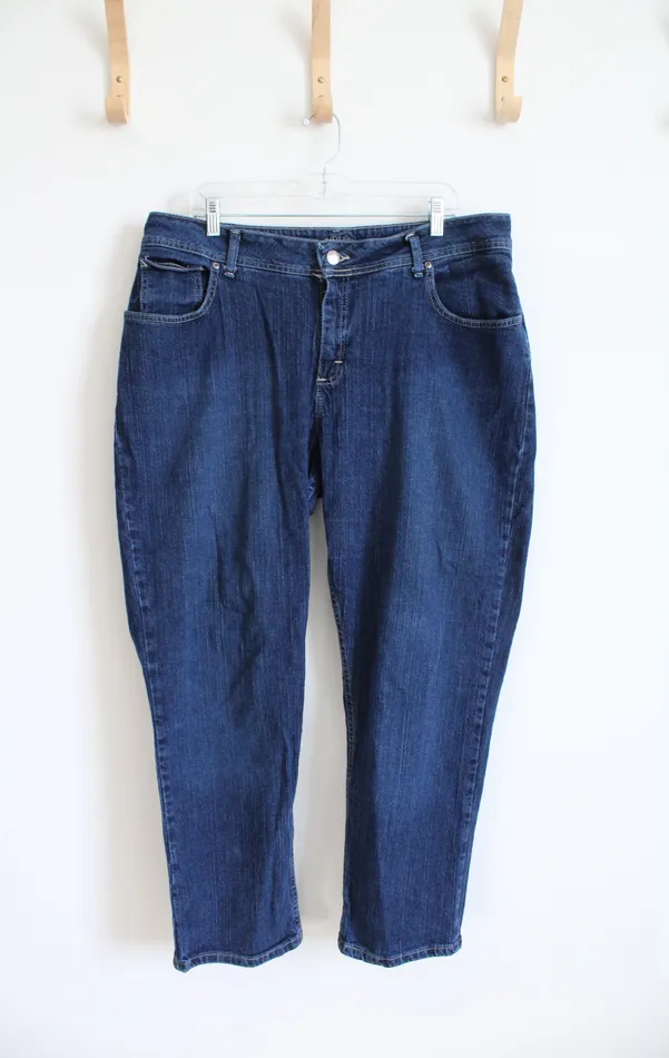 Lee Riders By Lee Dark Wash Jeans 18W Petite Earrings