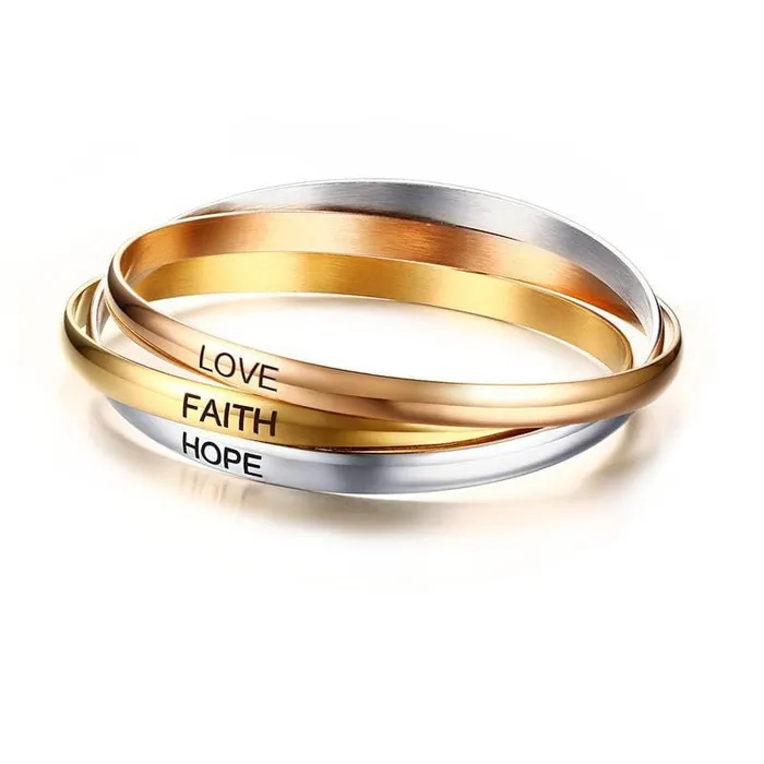 Lords Guidance Bracelets Womens Christian Bracelet br Faith Hope Love
