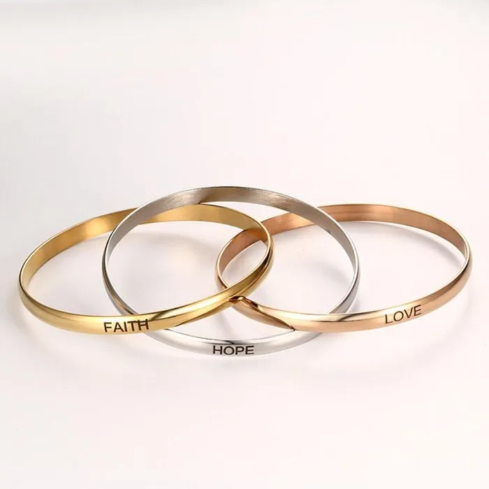 Lords Guidance Bracelets Womens Christian Bracelet br Faith Hope Love