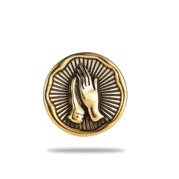 Lords Guidance Earrings Christian Pinsbr Prayer Hands