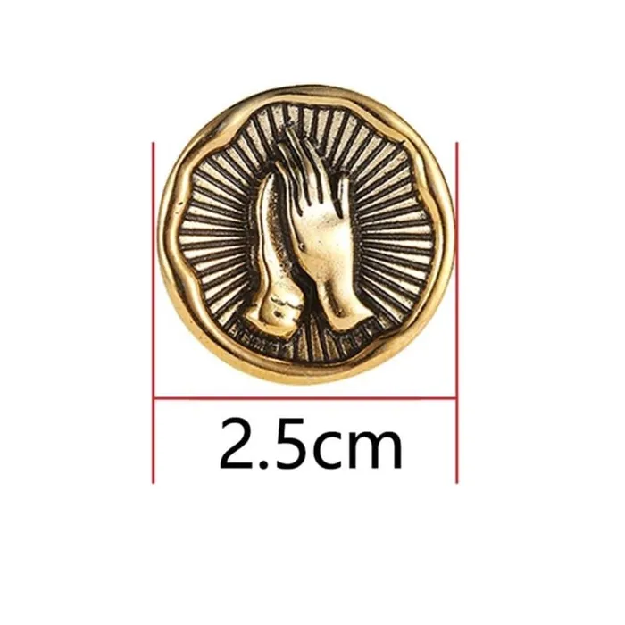 Lords Guidance Earrings Christian Pinsbr Prayer Hands