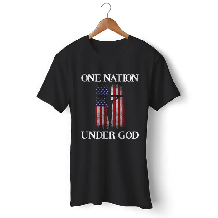 Lords Guidance Earrings Christian TShirt br Allegiance To My Flag