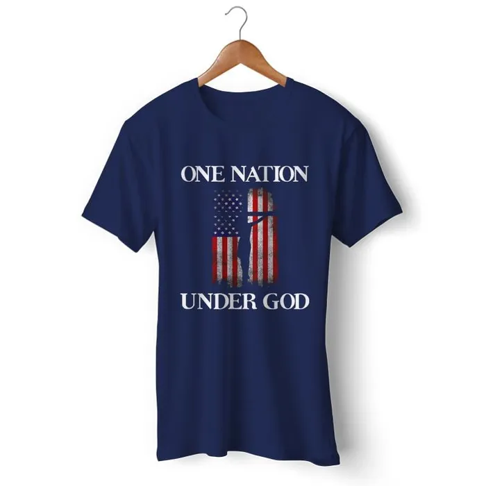 Lords Guidance Earrings Christian TShirt br Allegiance To My Flag