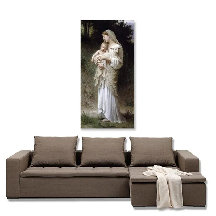 Lords Guidance Necklaces Christian Canvas Art br Mary And Jesus
