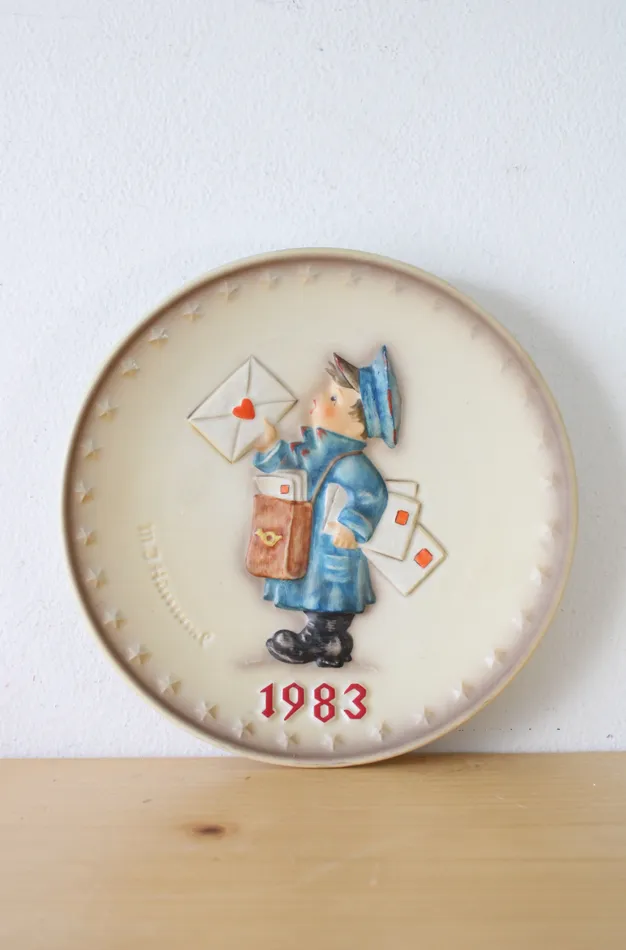 MJ Hummel 13th Annual Plate 1983 Goebel W Germany Goebel Earrings