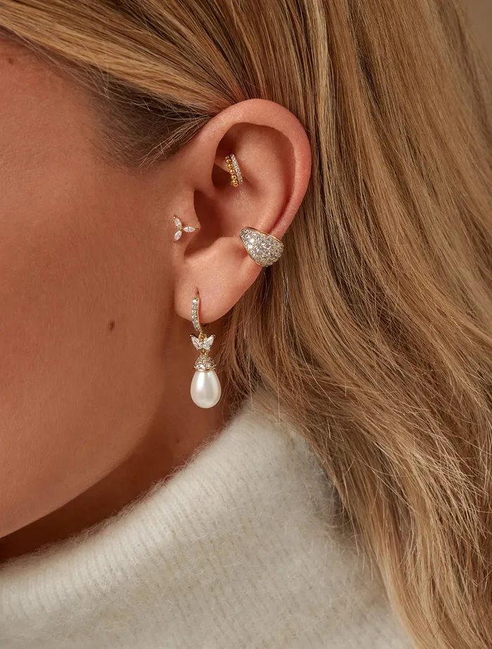 Maison Dore Earrings FLY PEARLS EARRINGS