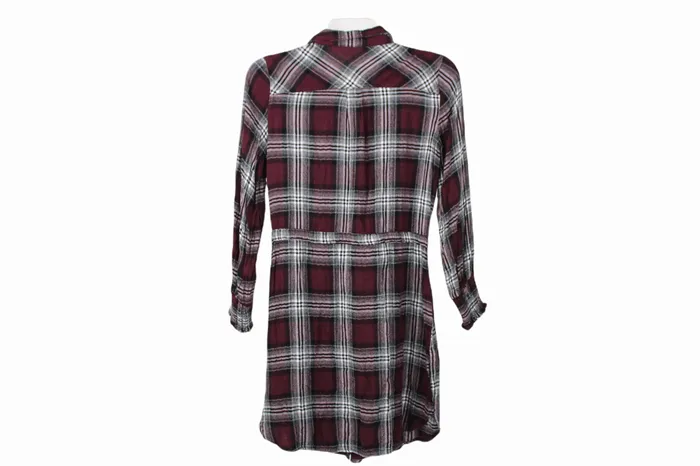 Maurices Earrings Maurices Purple Plaid Dress XS