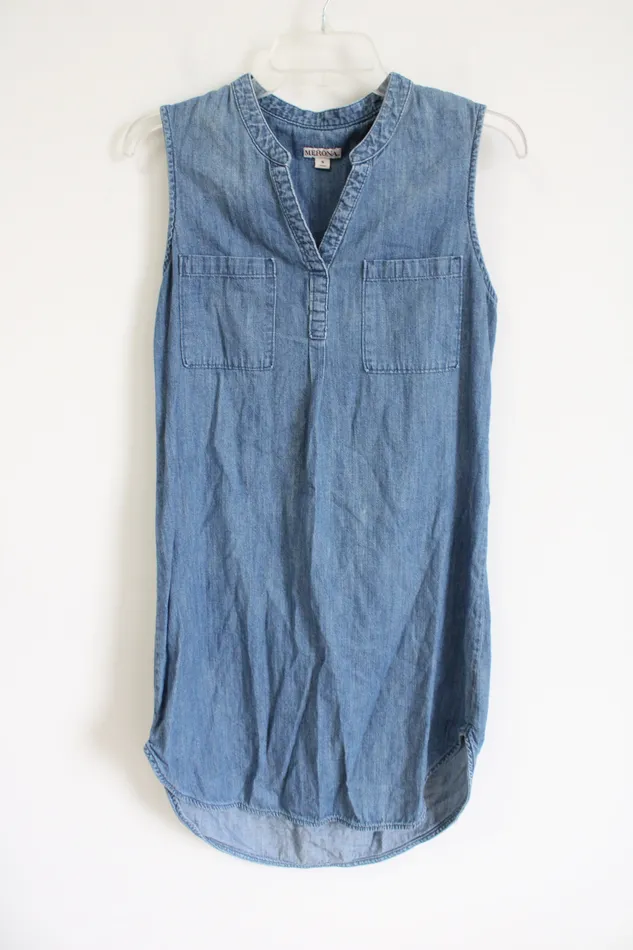 Merona Earrings Merona Chambray Tank Dress S