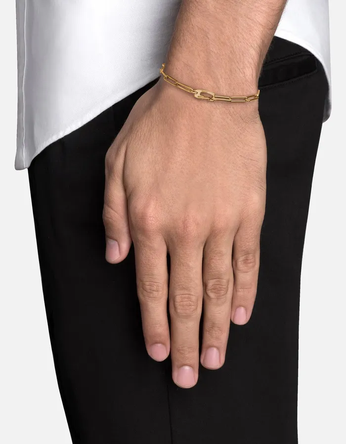 Miansai Bracelets Clip Volt Link Bracelet Gold Vermeil Miansai Bracelets Clip Volt Link Bracelet Gold Vermeil