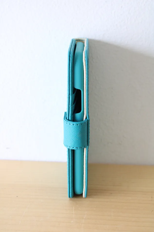 Michael Kors Necklaces Michael Kors Saffiano Leather Blue Folio Case For iPhone X