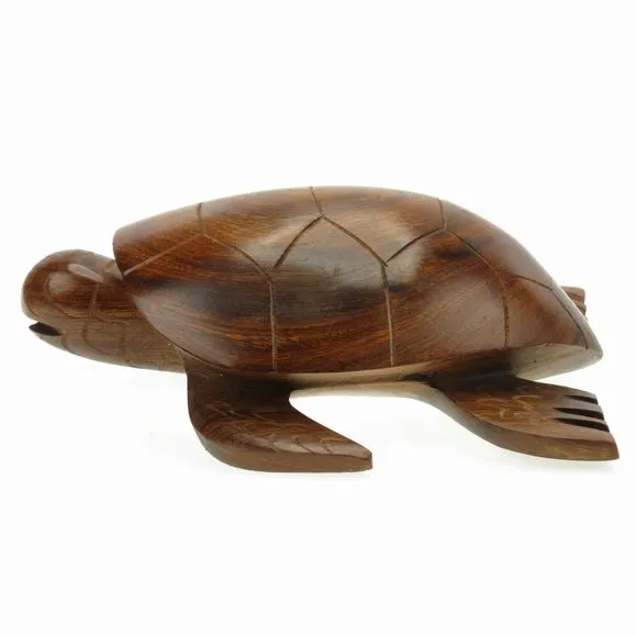 Micro Handmade Ironwood Sea Turtle EARTHVIEW Earrings