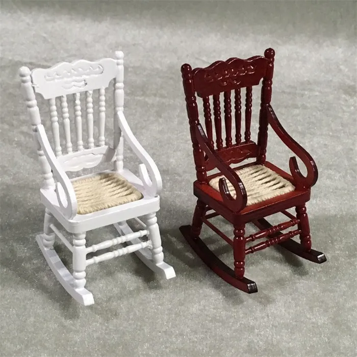 Miniature Rocking Chair 1 12 Scale Dollhouse Furniture CJ Earrings