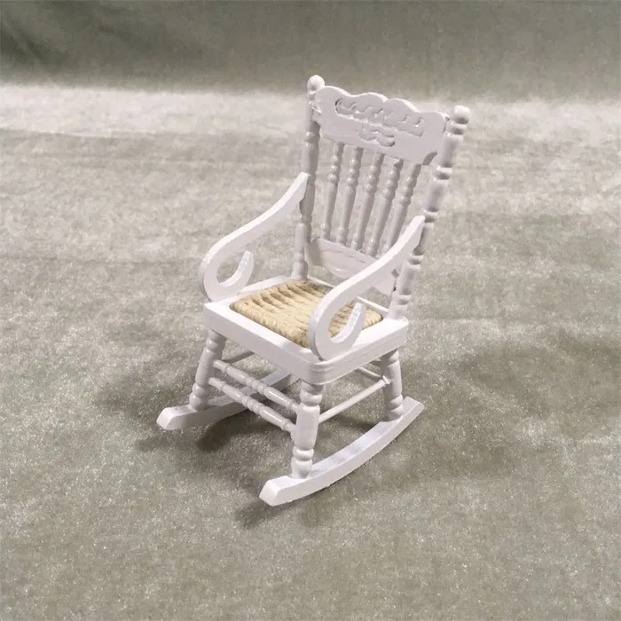 Miniature Rocking Chair 1 12 Scale Dollhouse Furniture CJ Earrings