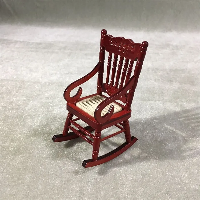 Miniature Rocking Chair 1 12 Scale Dollhouse Furniture CJ Earrings