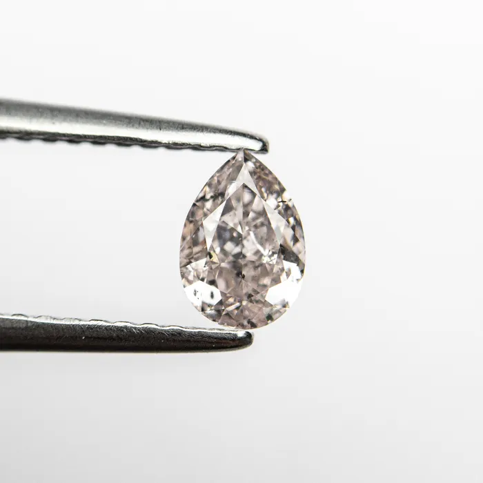 Misfit Diamonds Earrings 045ct 587x407x254mm Faint Pink Pear Brilliant 2411701