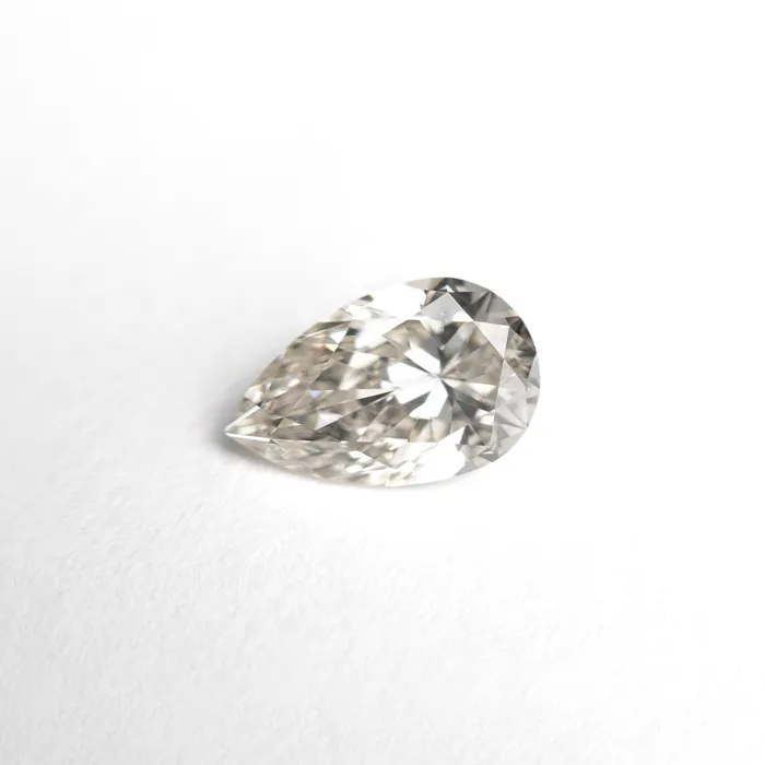 Misfit Diamonds Earrings Champagne Brilliant Diamond 100ct Pear