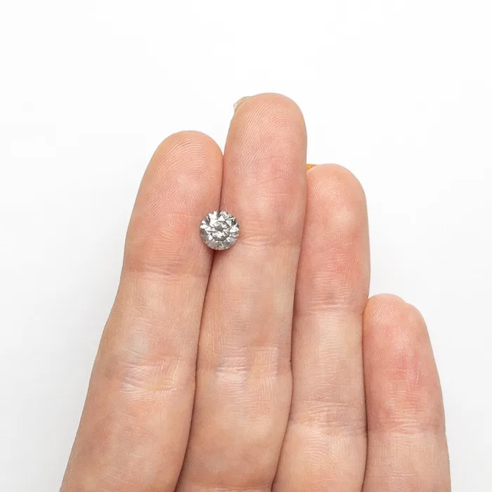Misfit Diamonds Rings Salt and Pepper Brilliant Diamond 099ct Round