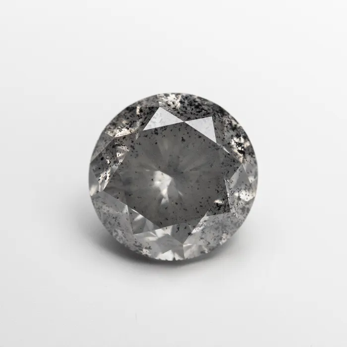 Misfit Diamonds Rings Salt and Pepper Brilliant Diamond 228ct Round