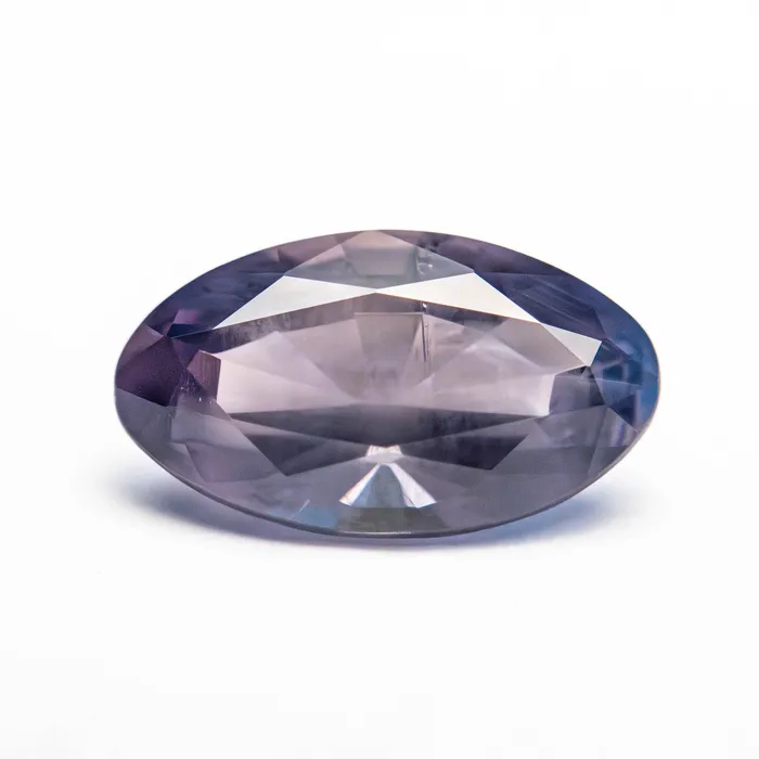 Misfit Gems Earrings Color Change Green to Purple Brilliant Sapphire 298ct Oval
