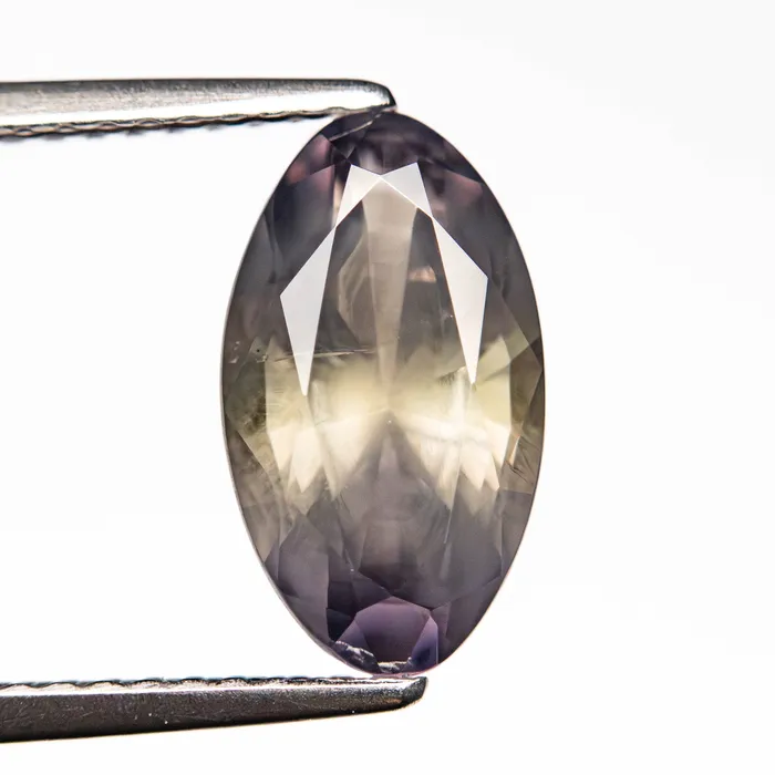 Misfit Gems Earrings Color Change Green to Purple Brilliant Sapphire 298ct Oval