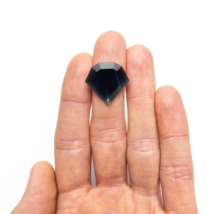 Misfit Gems Rings 1214ct 2190x2215x298mm Shield Portrait Cut Sapphire 2483901