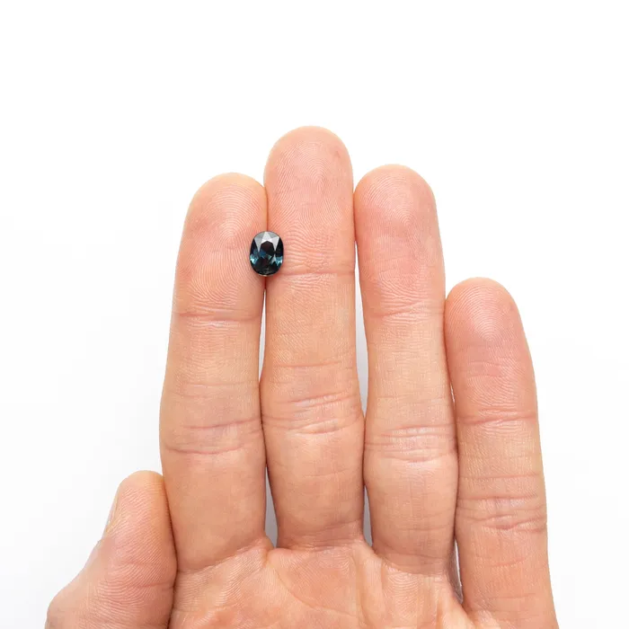 Misfit Gems Rings TealBlue Brilliant Sapphire 124ct Oval