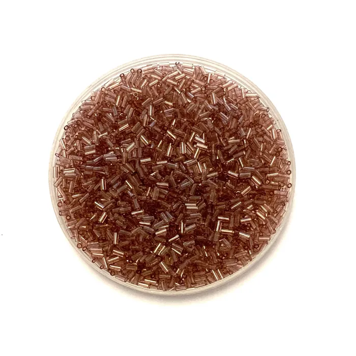 Miyuki Bugles size 3mm 0142 Transparent Matte Light Amethyst AB 10 grams Peppy Beads Necklaces Miyuki Bugles size 3mm 0142 Transparent Matte Light Amethyst AB 10 grams Peppy Beads Necklaces