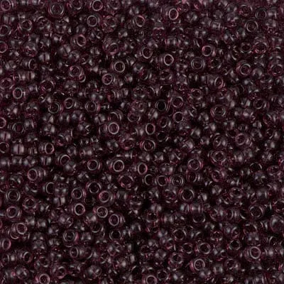 Miyuki Seed Beads 110 Dark Smoky Amethyst 0153NEW Peppy Beads Necklaces