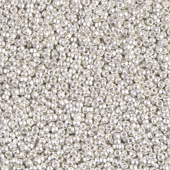 Miyuki Seed Beads 150 0961F Matted Bright Sterling Plated 2 Gr Peppy Beads Earrings Miyuki Seed Beads 150 0961F Matted Bright Sterling Plated 2 Gr Peppy Beads Earrings