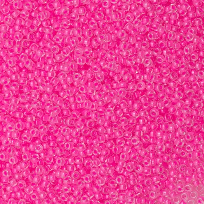 Miyuki Seed Beads 80 Luminous Cotton Candy 4299 Peppy Beads Earrings